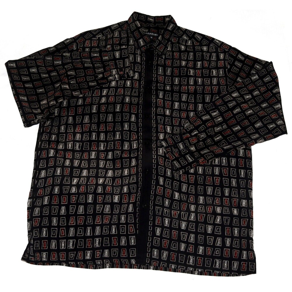 Bassiri Limited Collection‎ Men's Long Sleeve Button Front Shirt Casual Size XL